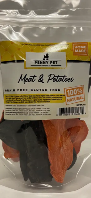 100% Air Dried Chicken, Pork, Turkey & Beef Strips and Medallions - USA Made by Penny