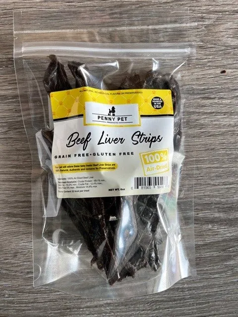 100% Air Dried Chicken, Pork, Turkey & Beef Strips and Medallions - USA Made by Penny