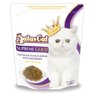 Aatas Cat Adult Supreme Gold Chicken & Tuna with Anchovies 1.2kg