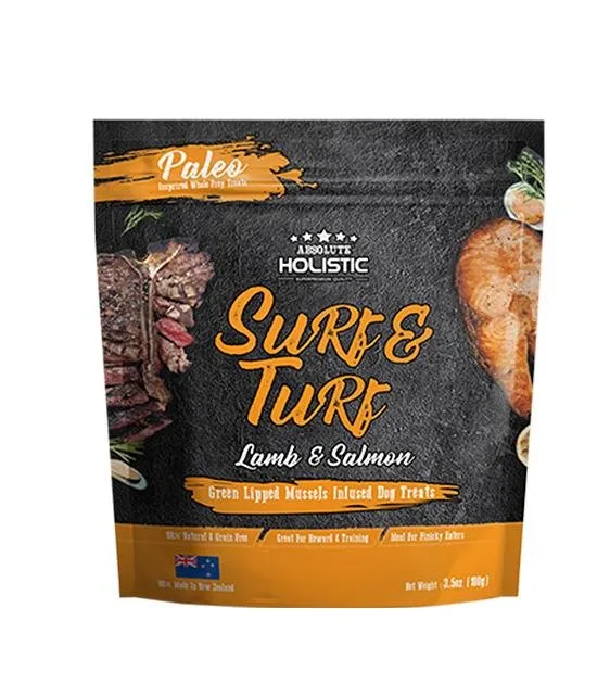 Absolute Holistic Air Dried Dog Treats (Surf & Turf)