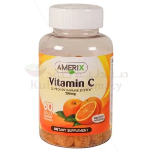 Amerix Vitamin C Chewing Gum 250 Mg 60 PC