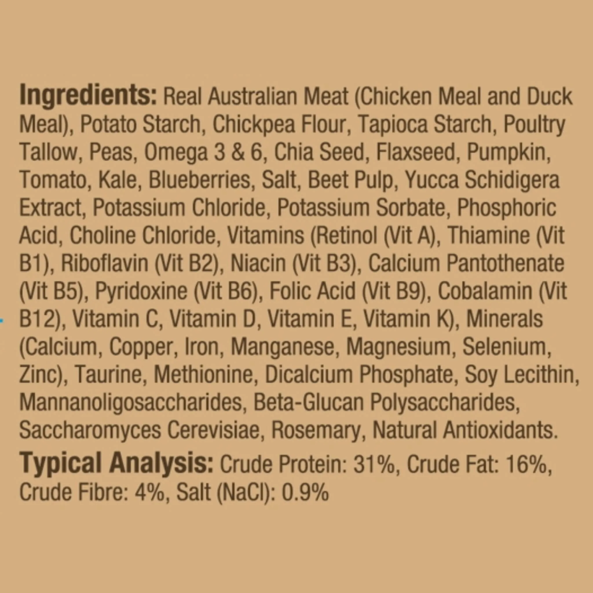 Australian Naturals Chicken with Peas Treats for Cats 100g