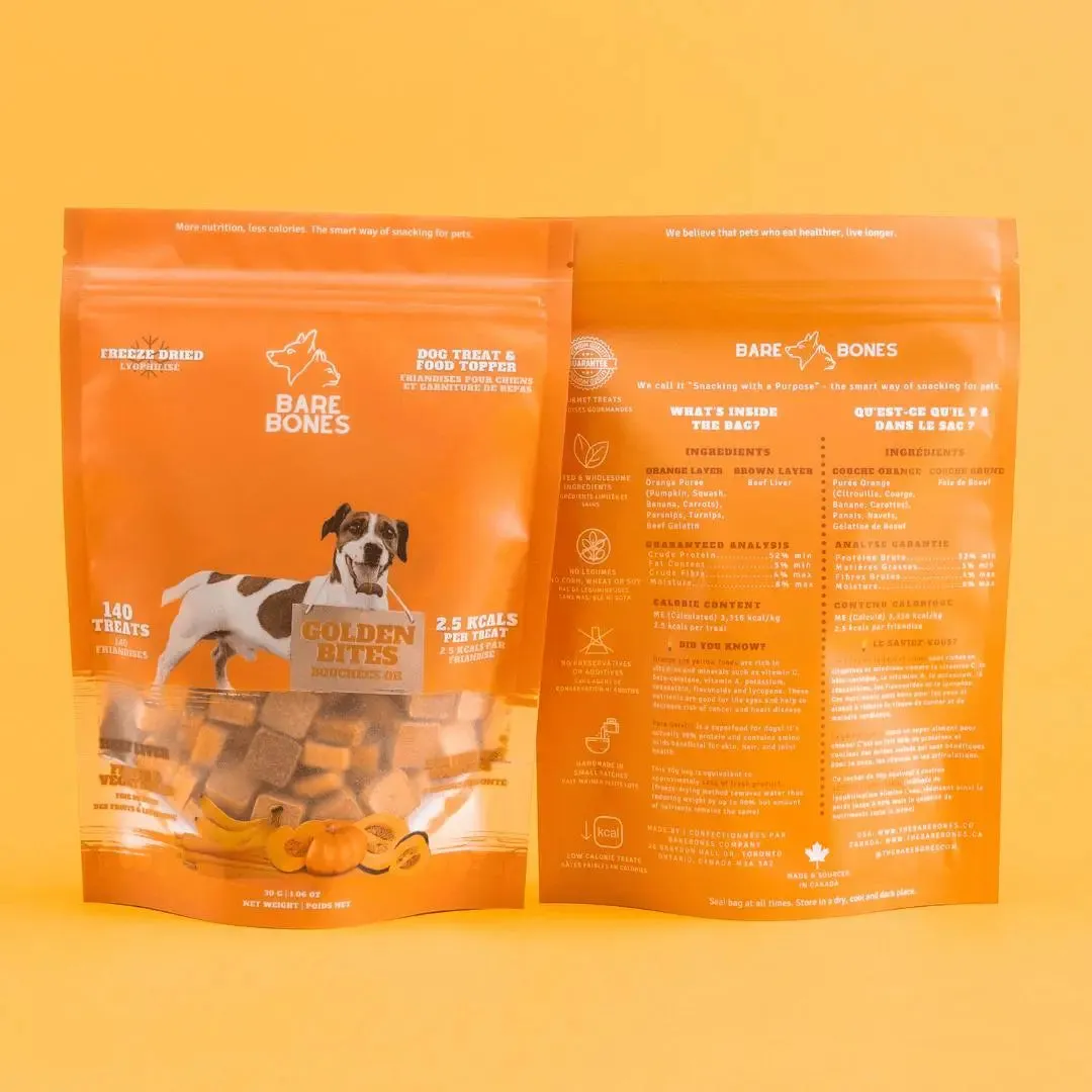 BARE BONE- GOLDEN BITES - LIVER TREATS