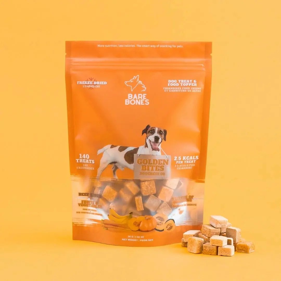 BARE BONE- GOLDEN BITES - LIVER TREATS
