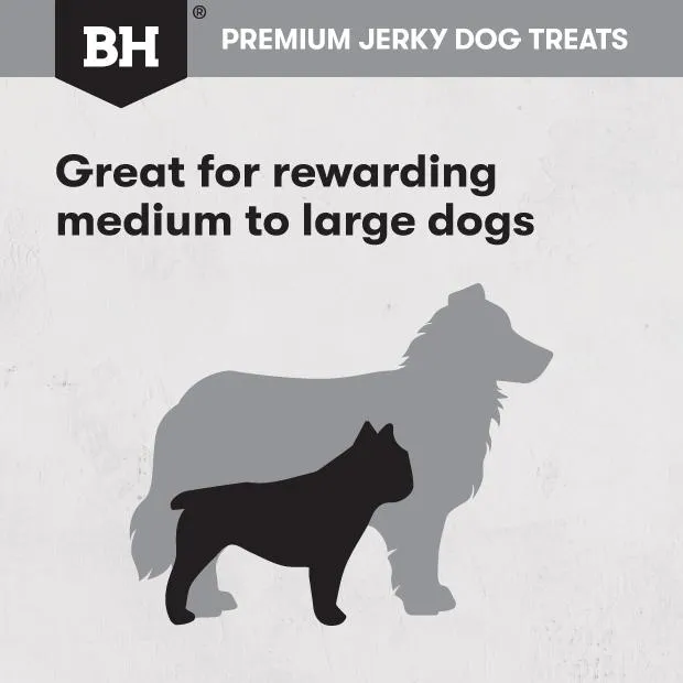 Black Hawk Dog Treats Beef Jerky Straps 100g