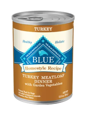 Blue Buffalo Turkey Meatloaf Dinner with Garden Vegetables 12.5oz