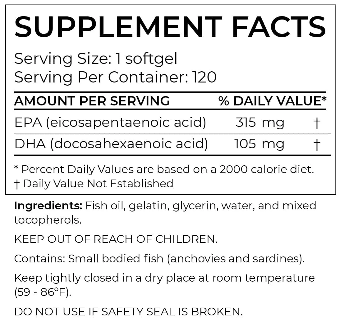 BodyBio Fish Oil