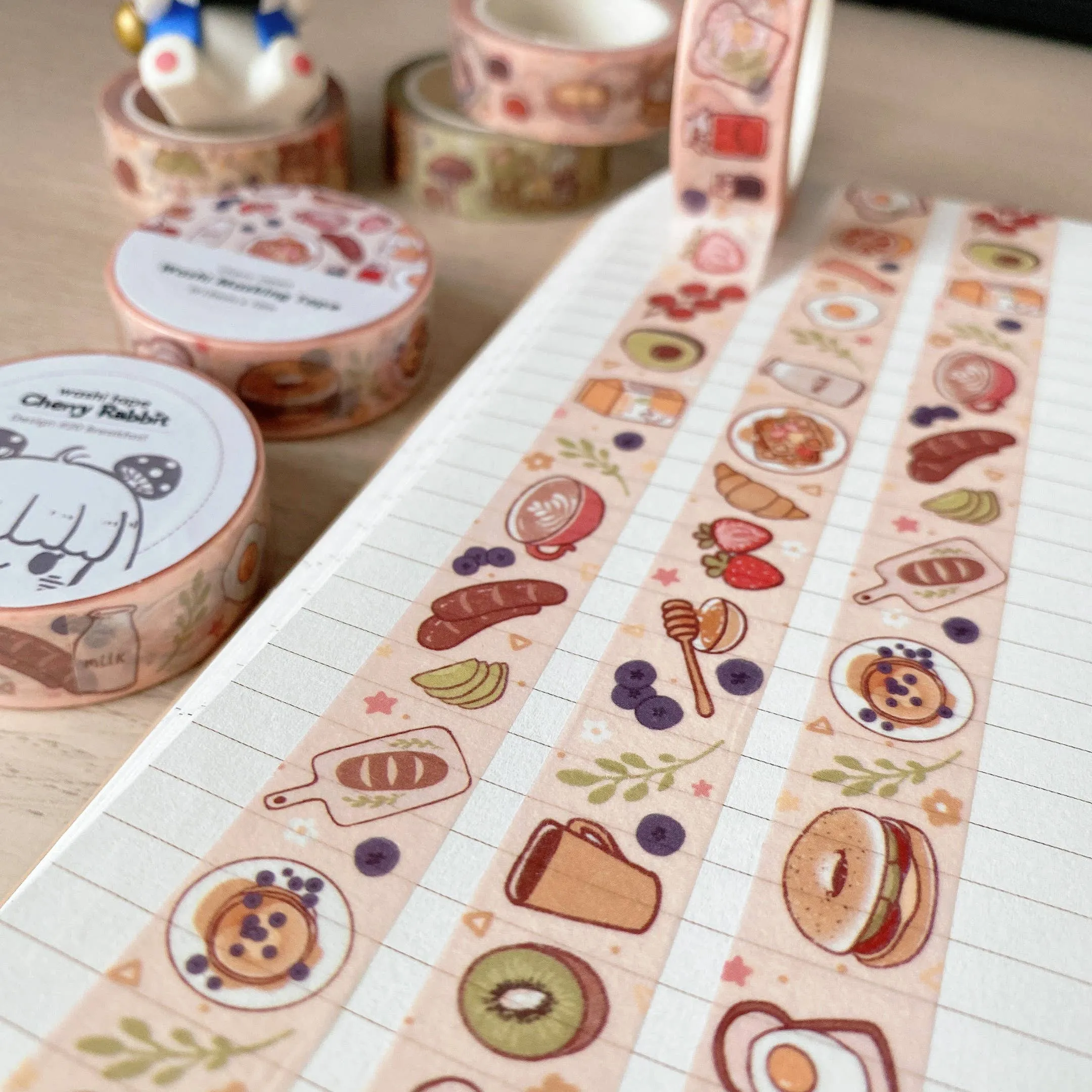 Breakfast Washi Tape by Cherry Rabbit