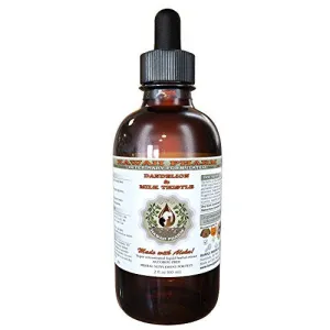 Dandelion/Milk Thistle, VETERINARY Natural Alcohol-FREE Liquid Extract, Pet Herbal Supplement 2 oz