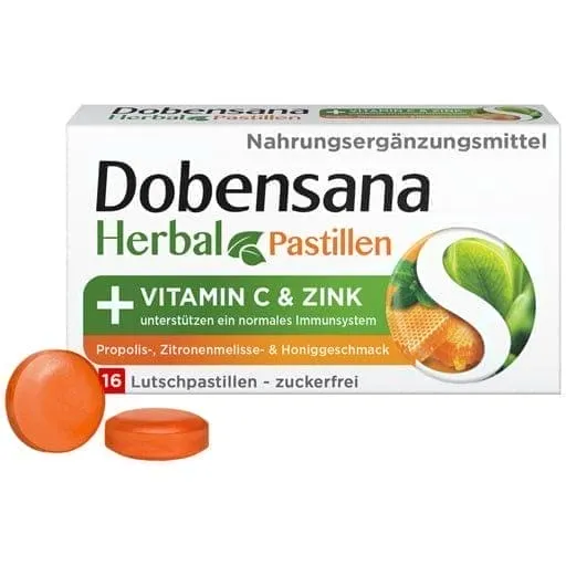 DOBENSANA Herbal Honey Blend Vit.C & Zinc Pastiles