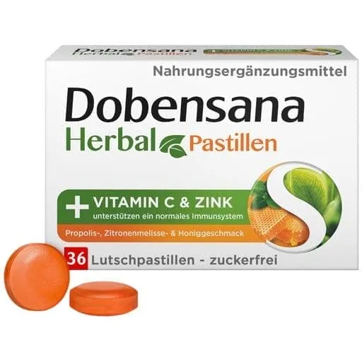 DOBENSANA Herbal Honey Blend Vit.C & Zinc Pastiles