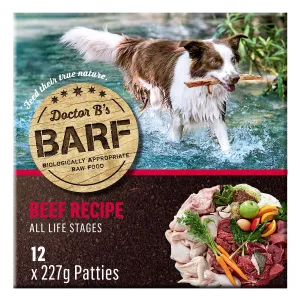 Doctor B's BARF Beef Raw Dog Food 2.72kg