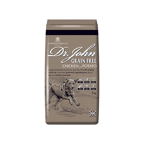 Dr. John Grain Free Chicken & Potato 2kg Dry Dog Food