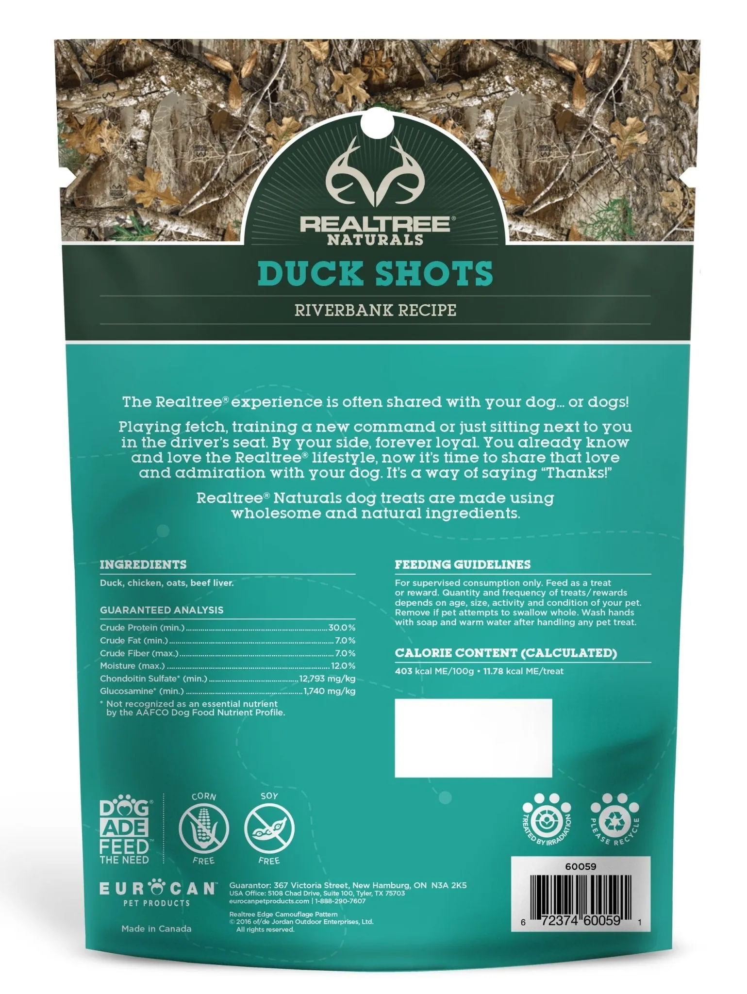 Duck Shots RealTree Naturals, 14 oz