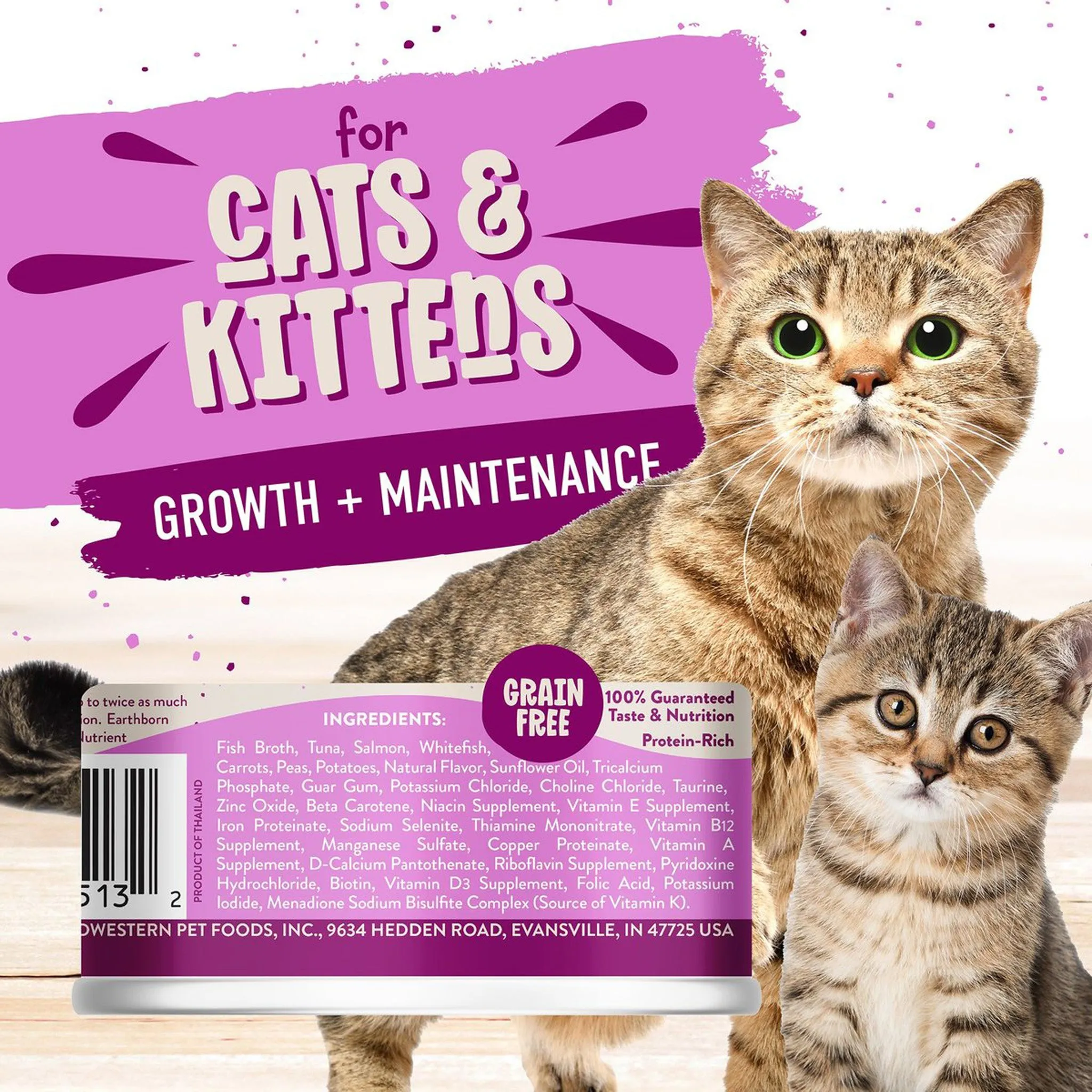 Earthborn Holistic Grain-Free Wet Canned Cat Food