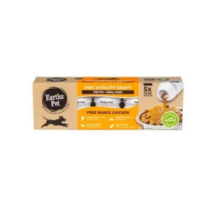 Earthz Pet Vitality Free Range Chicken Gravy for Toy and Small Dogs 35ml x 5^^^