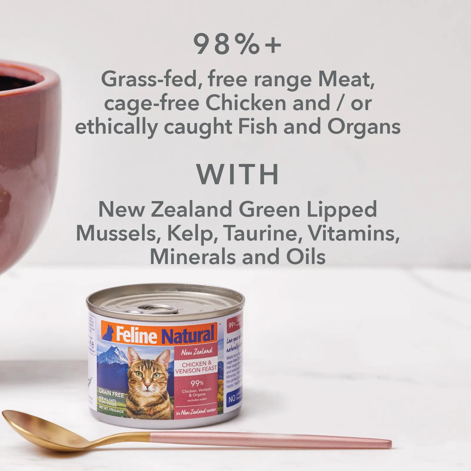 Feline Natural Chicken and Lamb Feast Wet Cat Food 170g x 12