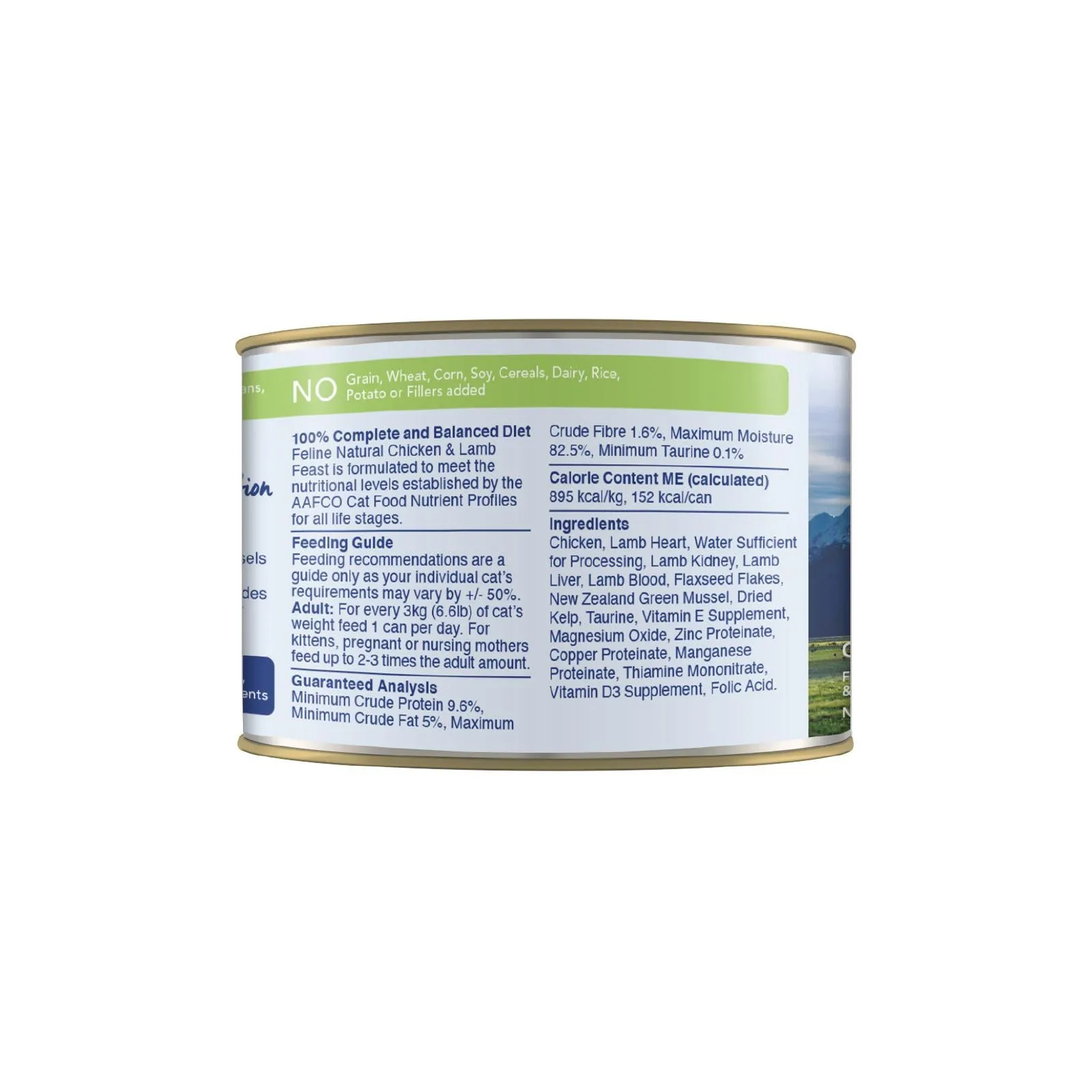 Feline Natural Chicken and Lamb Feast Wet Cat Food 170g x 12