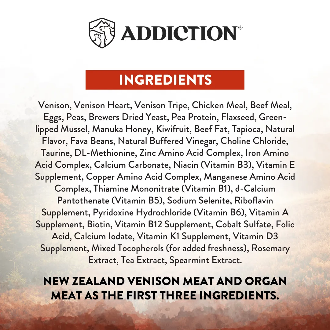 Forest Meat Premium Venison Recipe Dry Cat Food - Trial Pack Bundle of 12