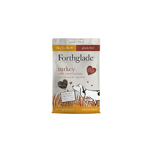 Forthglade Grain Free Turkey Dry Cold Pressed 10kg Dry Dog Food