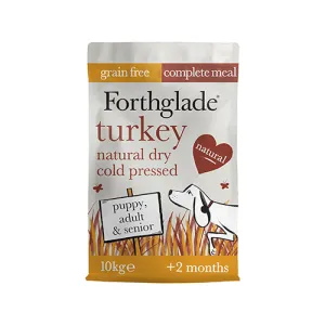 Forthglade Grain Free Turkey Dry Cold Pressed 10kg Dry Dog Food