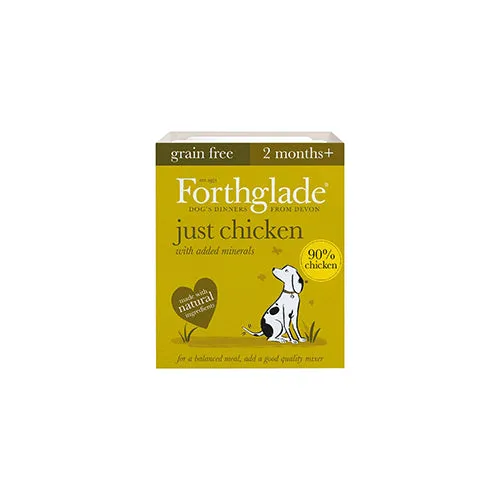 Forthglade Just Chicken Grain Free 18 x 395g Dog Wet Food