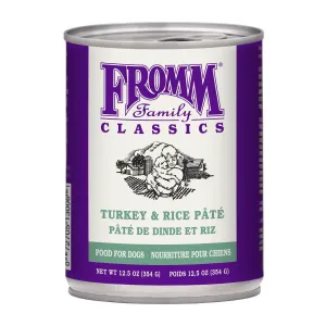 Fromm Classic Turkey & Rice Pate Wet Dog Food