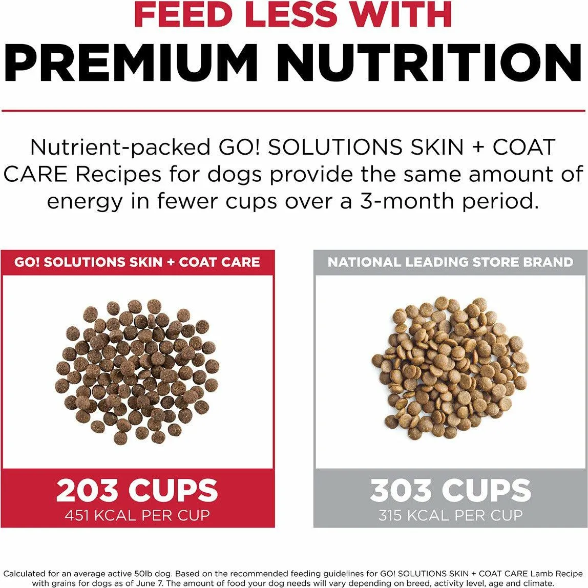 Go! Skin   Coat Care Lamb Recipe With Grains for dogs