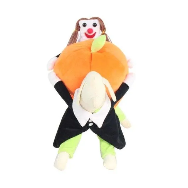 Halloween Pumpkin Costume for Cats