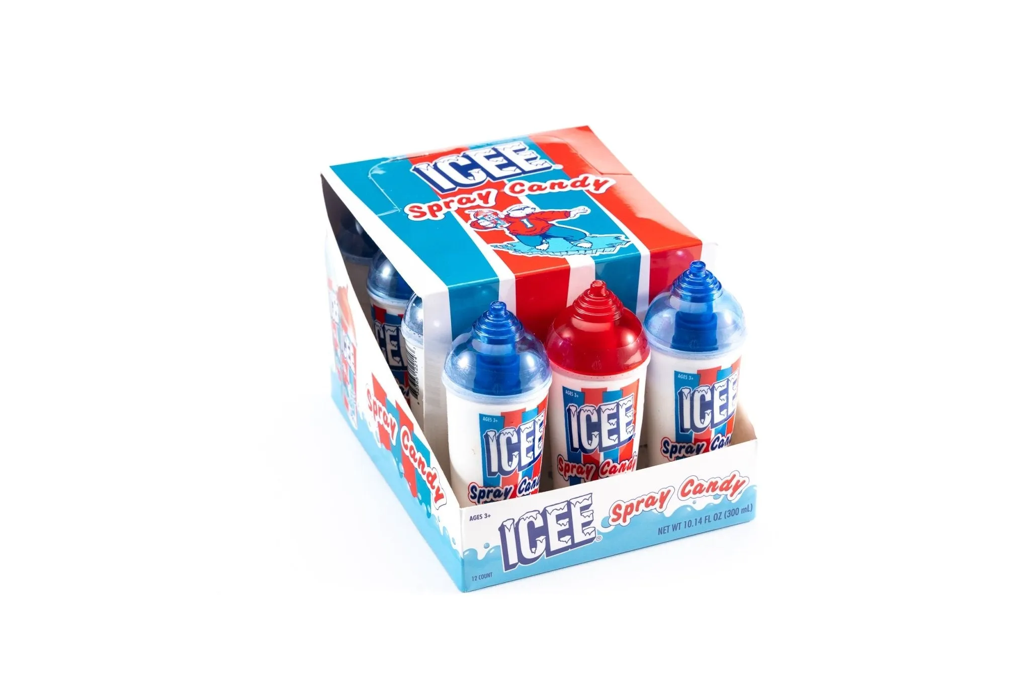 Icee Assorted Spray Candy Bulk Box (0.85 oz, 12 ct.)