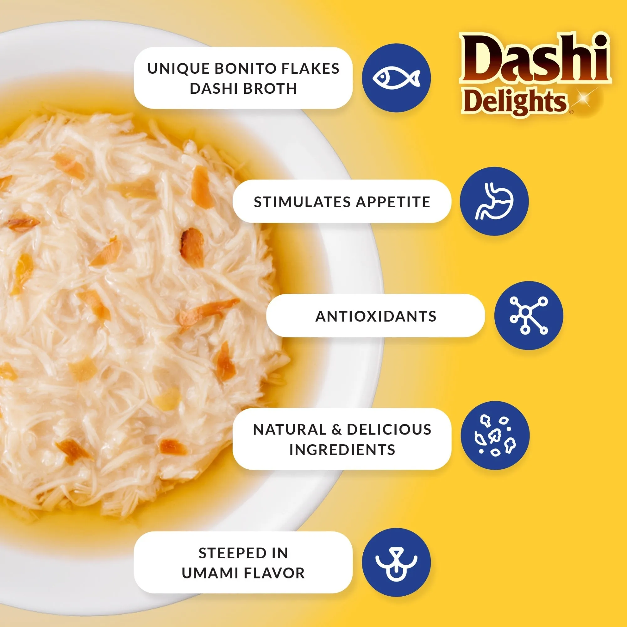 **Inaba Dashi Delight 2.5oz. Chicken (6 count)