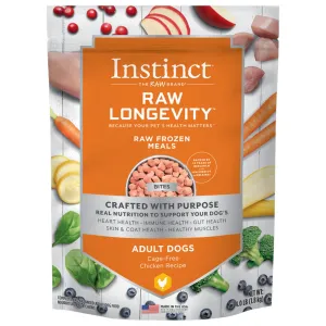 Instinct Nature's Variety Longevity Frozen Bites Chicken Dry Dog Food 4lb