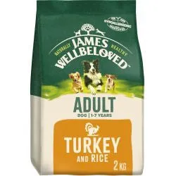James Wellbeloved Adult with Turkey & Rice 2kg Dry Dog Food