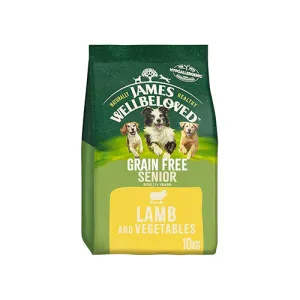 James Wellbeloved Grain Free Senior Lamb and Vegetable 10kg Dry Dog Food