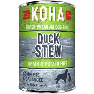 Koha Duck Stew Grain-Free Canned Dog Food 12.7 oz