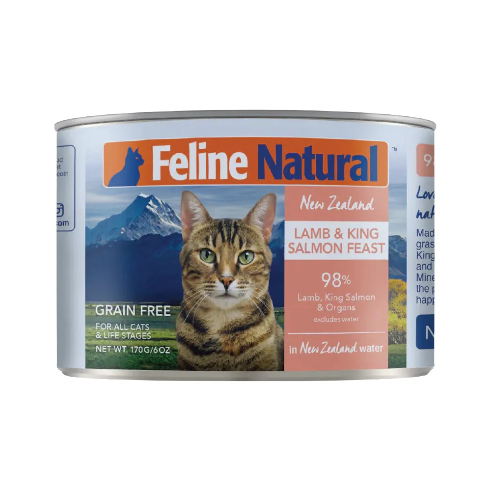 Lamb & King Salmon Feast Canned Cat Food 6OZ
