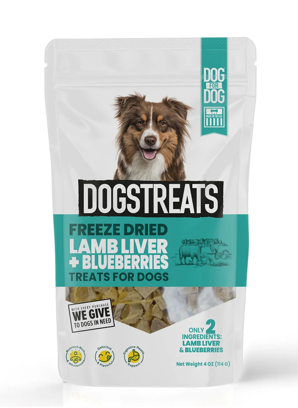 Lamb Liver & Blueberries Freeze Dried DogsTreats Bundle