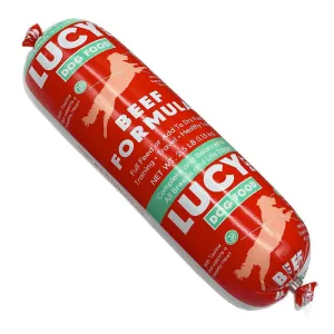 Lucy Pet Products Beef Formula Dog Food Roll 2.5LB