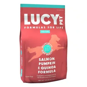 Lucy Pet Products Salmon Pumpkin Quinoa Dry Dog Food 25lb