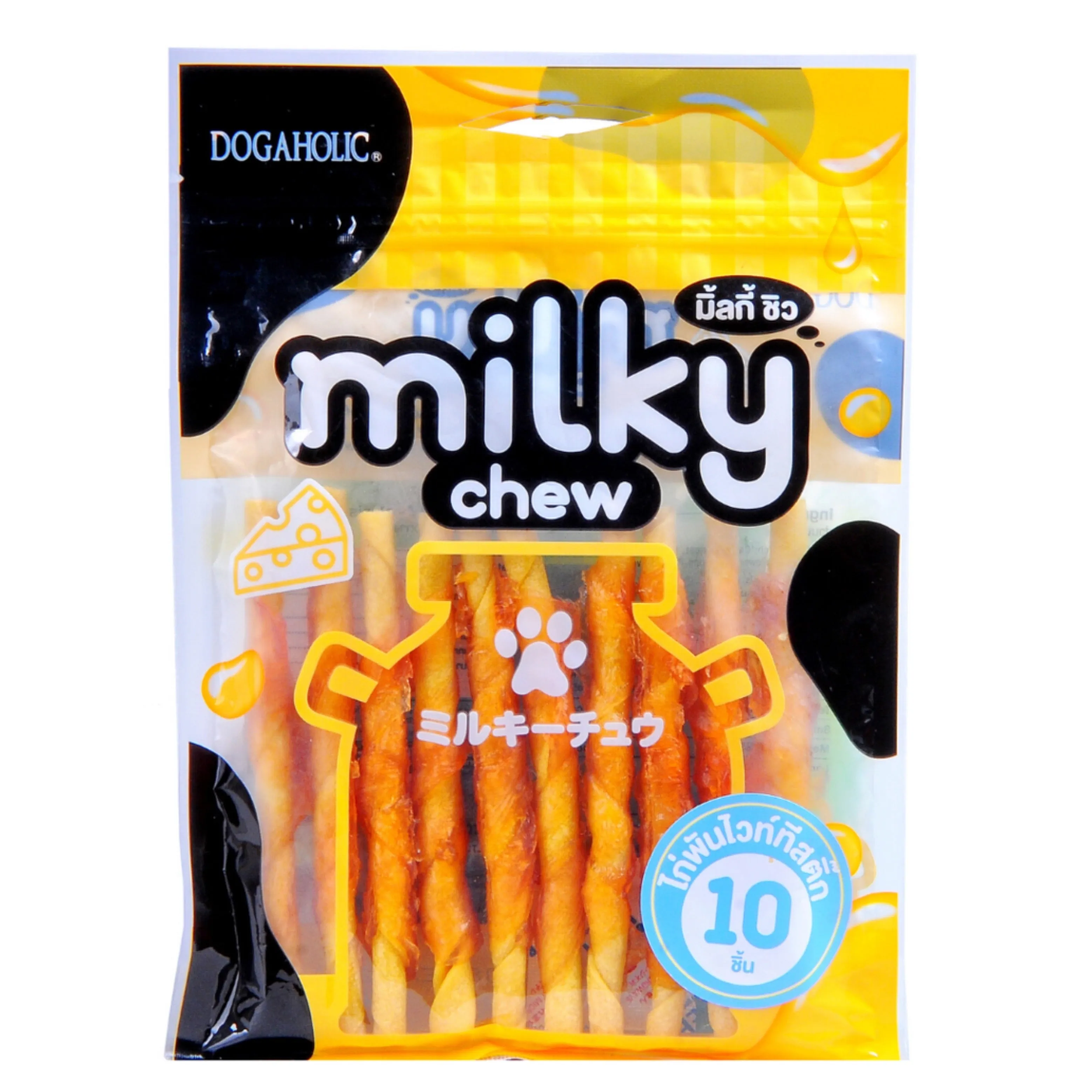 Milky Chew Cheese Chicken Stick Style Pack of 02(10pcs each)