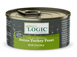 Nature's Logic Turkey Feast Canned Food for Cats