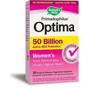 NATURES WAY - Primadophilus Optima Women's 50 Billion - 30 Vegetarian Capsules