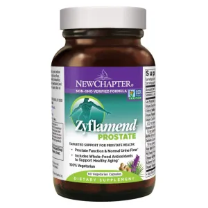 New Chapter Zyflamend Prostate Support Supplement with Saw Palmetto for Prostate Health - 60 Vegetarian Capsules