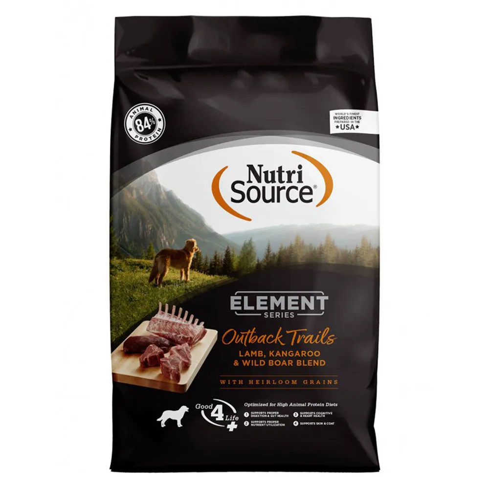 Nutrisource Element Series Outback Trails Recipe Dry Dog Food 12lb