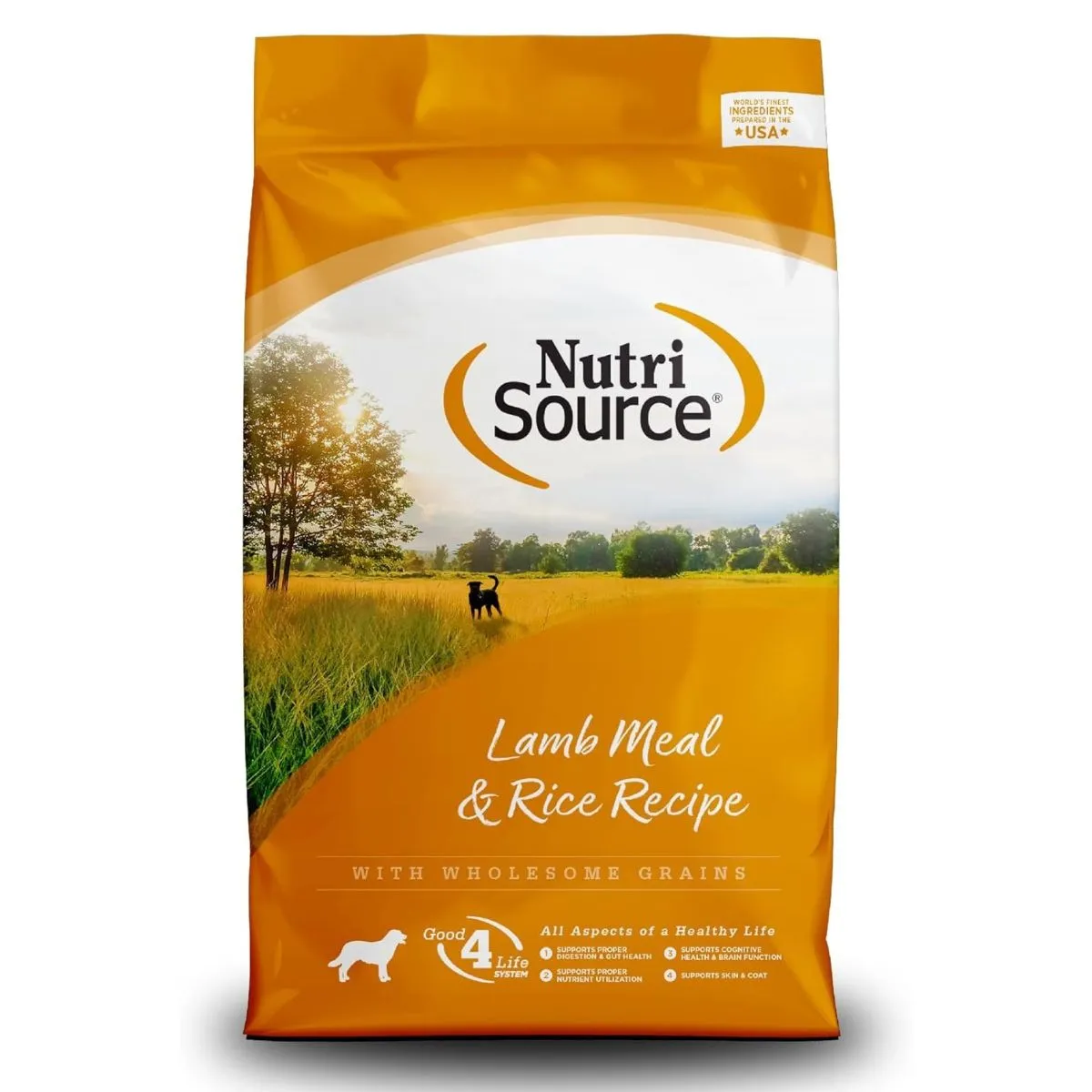 NutriSource Lamb Meal & Rice Healthy Dry Dog Food 12lb