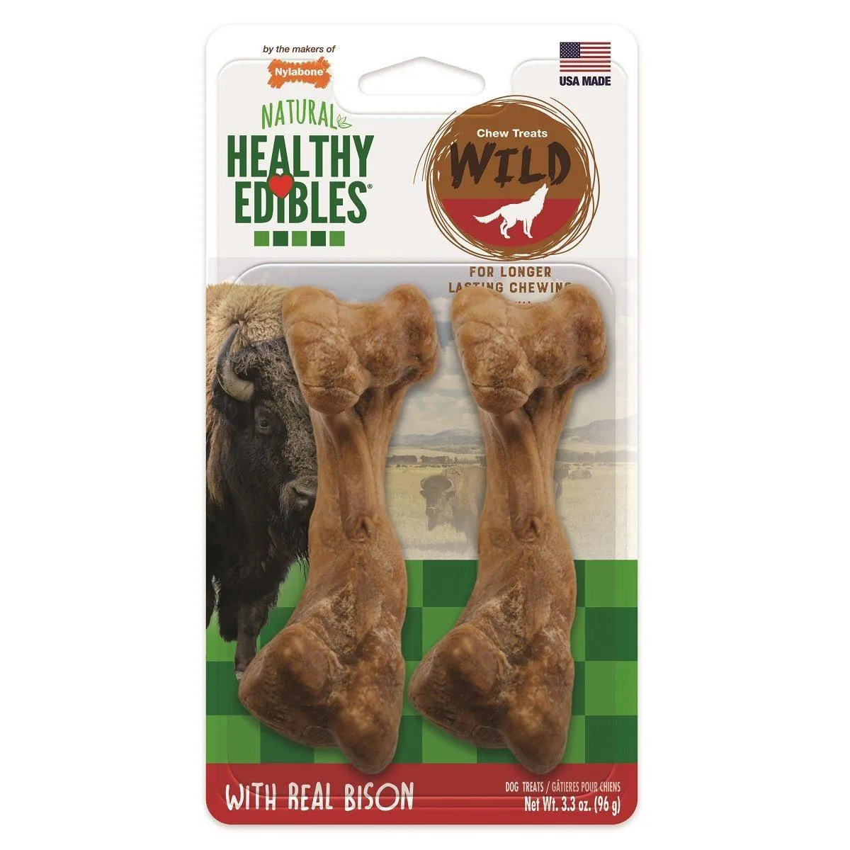 Nylabone Healthy Edibles Wild Bison