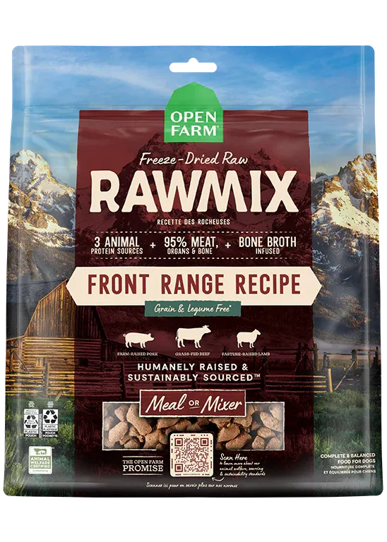 Open Farm RawMix Front Range Freeze Dried Raw Recipe 13.5oz