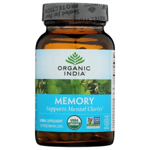 Organic India - Memory Mental Clarity, 90 count, 4oz