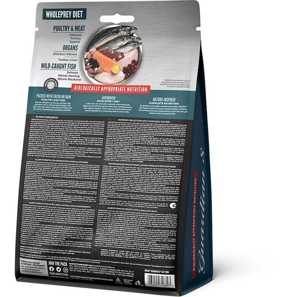 Orijen 340g Guardian 8 Adult Cat Food