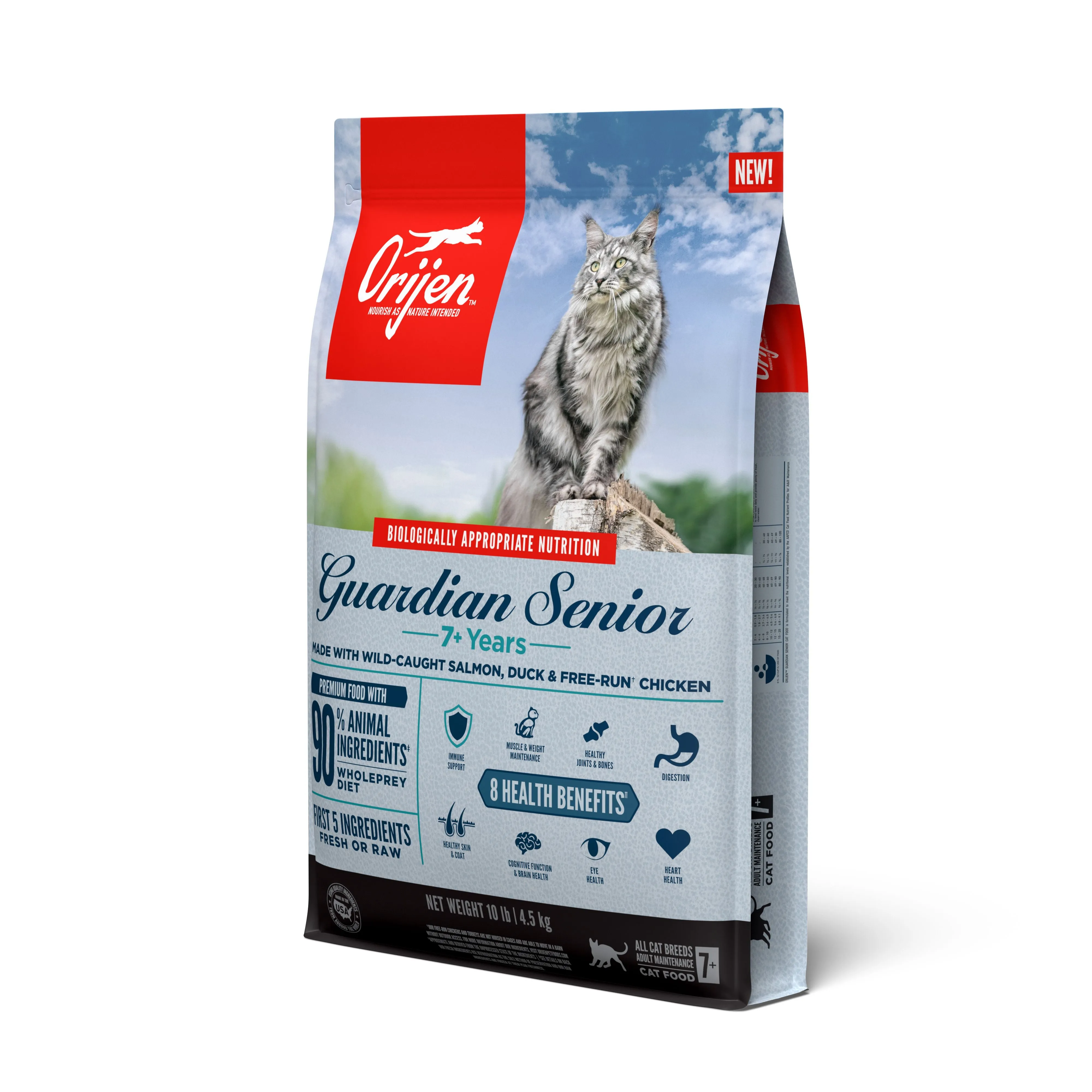 ORIJEN Guardian Senior Biologically Appropriate Dry Cat Food 4.5kg^^^